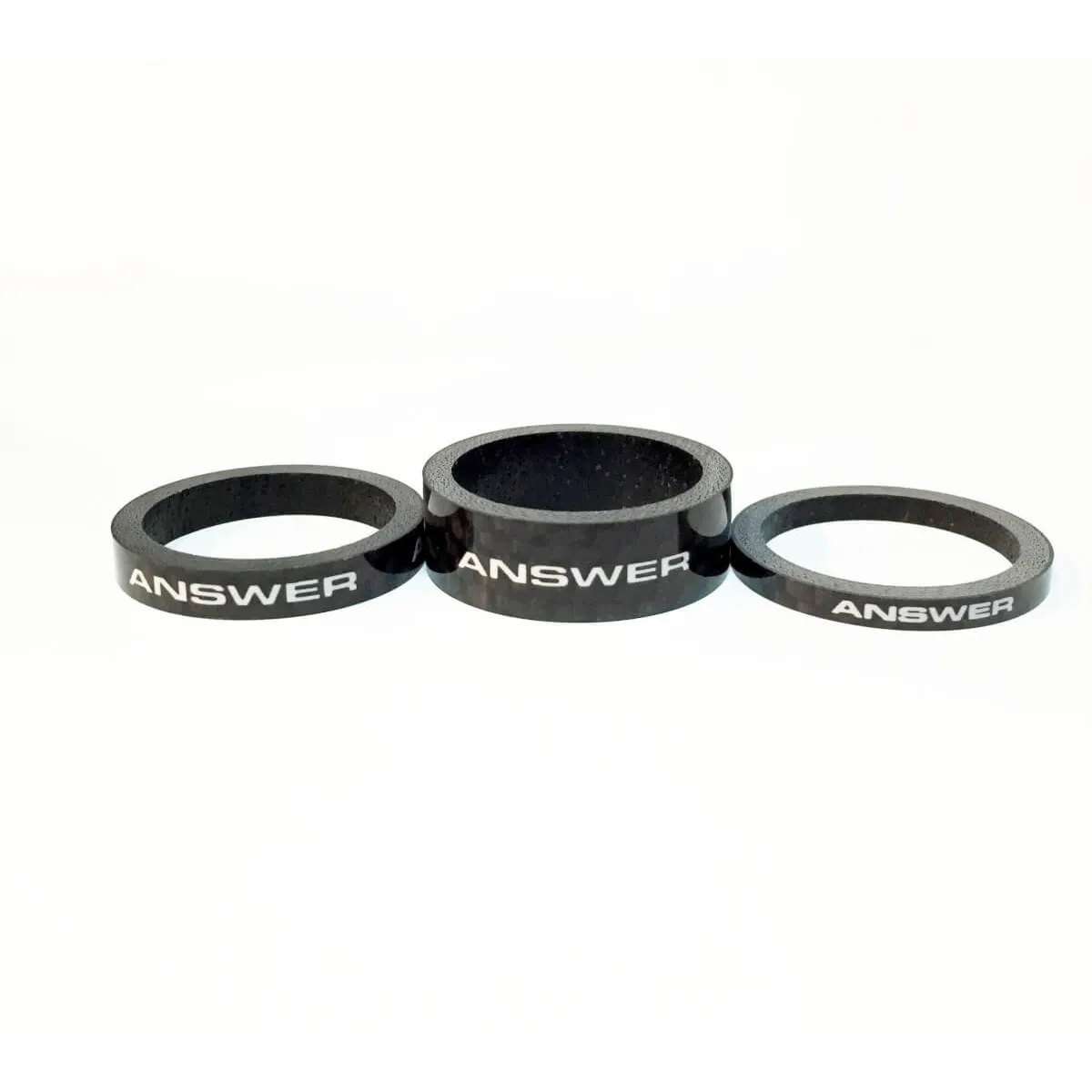 Answer Carbon Spacer 3 Pack Black